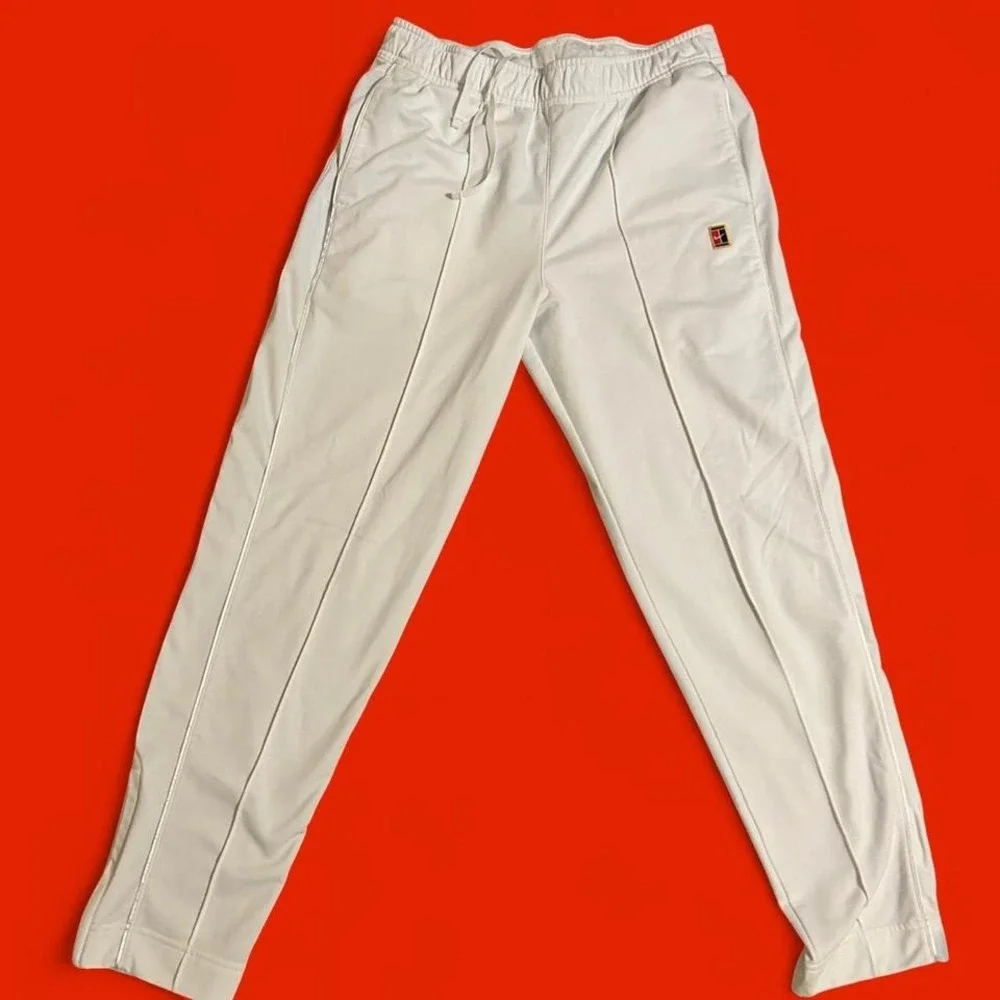 Nike White Tennis/track pants‎ Pockets Large EUC